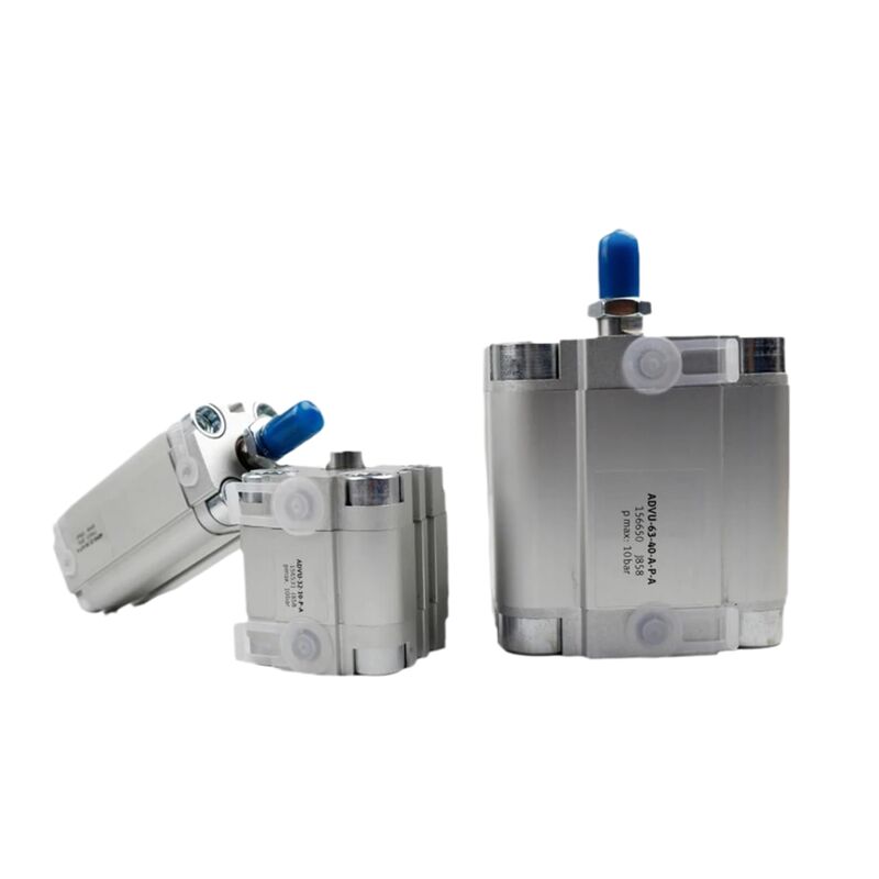 Festo ADVU-12-40-A-P-A 156592 12mm 穴 40mm ストローク 外部のスレッド エアシリンダー M5 ポート ダブルアクション コンパクトデザイン