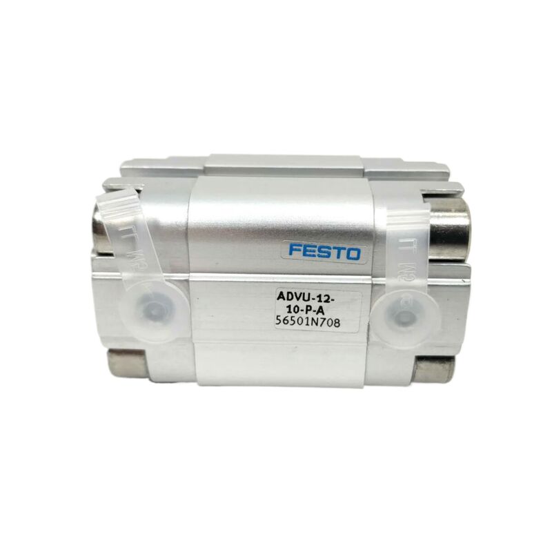 半導体製造 Festo ADVU-16-25-P-A 156511 25 ミリメートルストローク雌ねじコンパクトエアシリンダ 16 ミリメートルボア複動 M5 ポート磁気リング ISO 6432