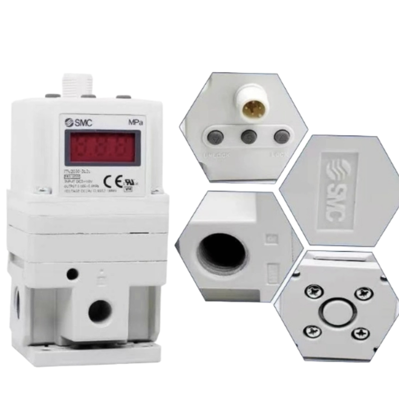1/4 インチポート比例弁 SMC ITV1030-211 IP65 定格産業用空気圧システム用