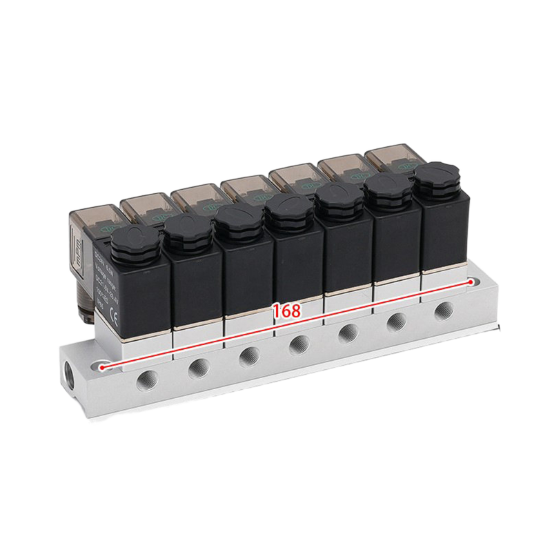 FKM シールリング 1-入口-6出口 2V025-06-6F ソレノイドバルブ マニフォールドと 2V025-06-7F 1-入口-7出口