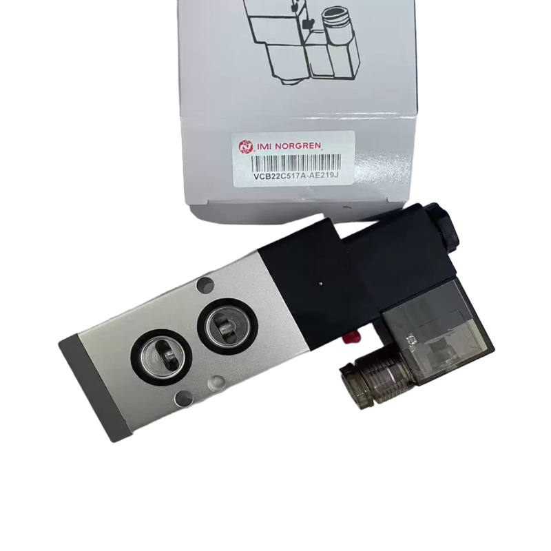 アクチュエータ用NAMURマウント電磁弁 IMI NORGREN VCB22C517A-AE219J G1/4 AC220V 5/2シングル空圧方向制御弁