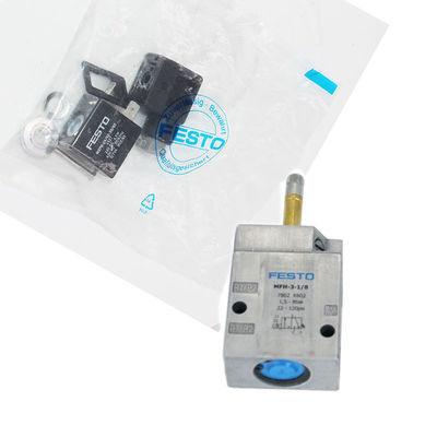 Festo MFH-3-1/8 7802 電動電磁弁 AC220V メカニカルスプリングリセット