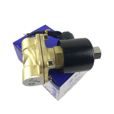 1インチ 2W200-25 ブラス 電動電磁気弁 通常閉じる NPT 水空気 ブラス電磁気弁 NC 2 Way