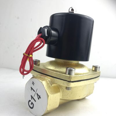通常オープン 2W350-35 1 1/4 インチ 純銅ソレノイドバルブ 水気バルブ NO